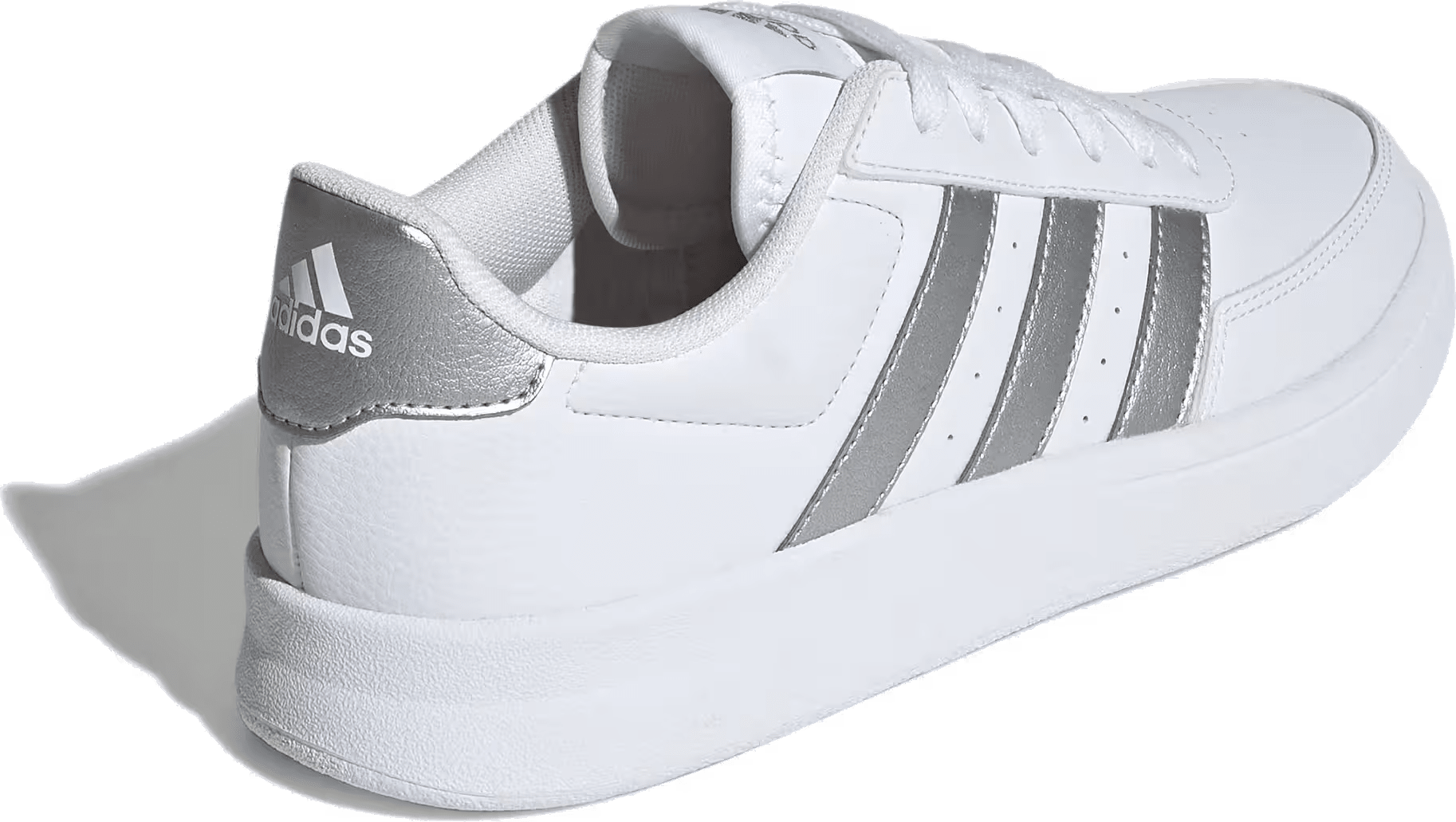 adidas Breaknet 2.0 White Silver Metallic (Women's)