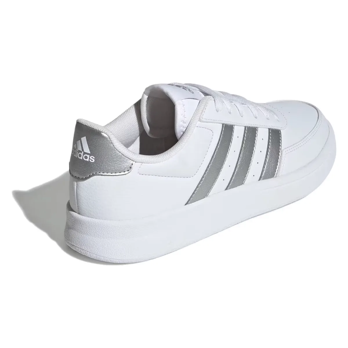 adidas Breaknet 2.0 White Silver Metallic (Women's)