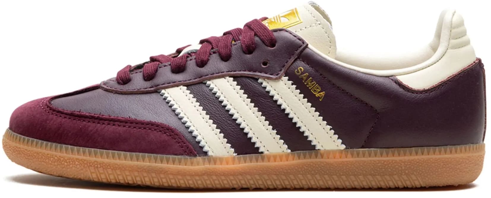 Adidas samba burgundy new arrivals