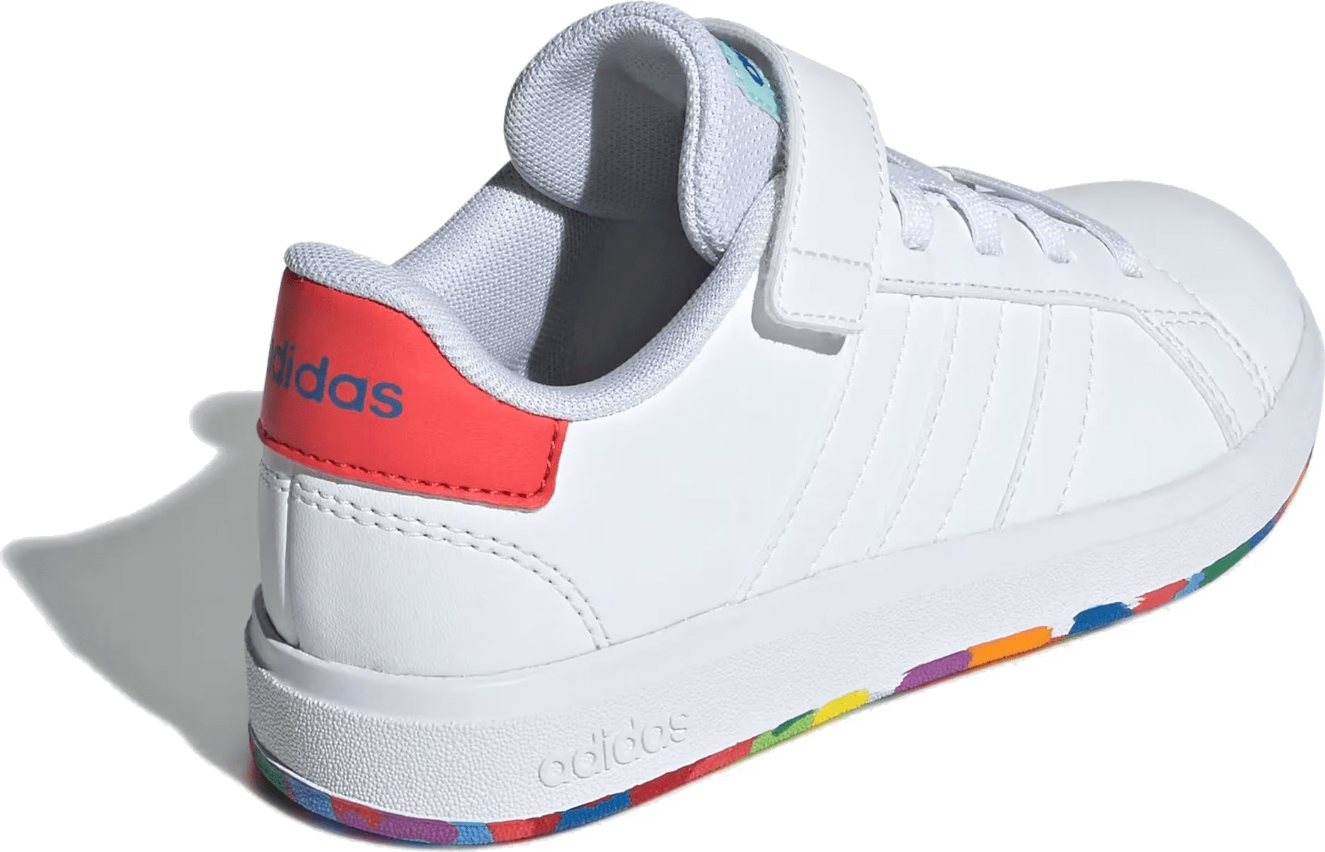 adidas Grand Court 2.0 Cloud White Bright Red (GS)