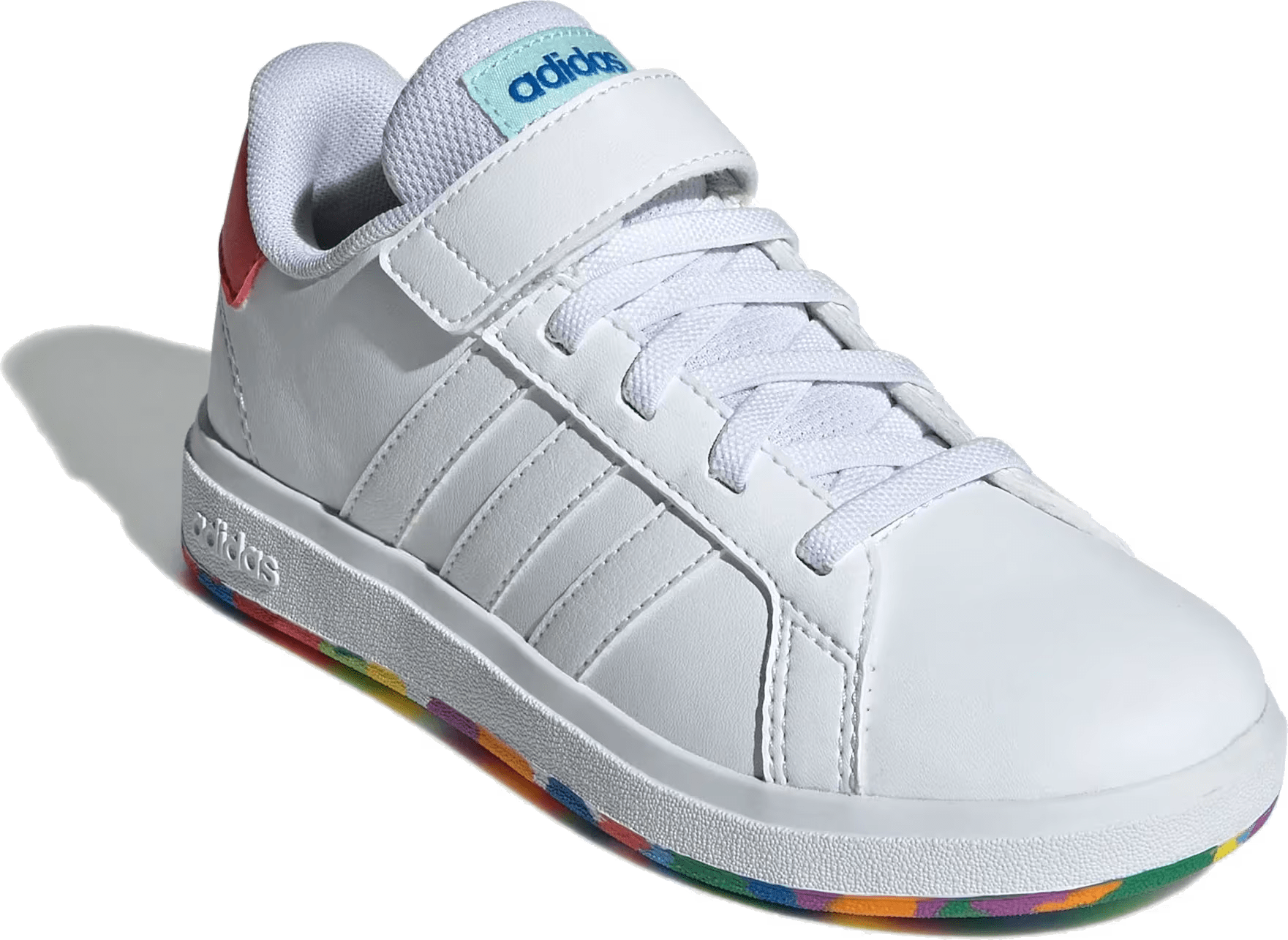 adidas Grand Court 2.0 Cloud White Bright Red (GS)