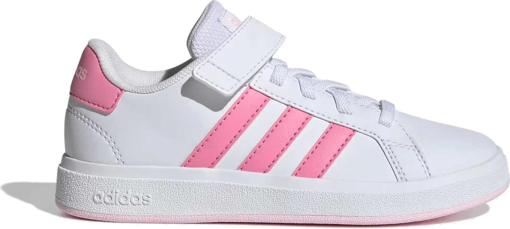 adidas Grand Court Court Schoenen met Elastische Veters en Klittenband