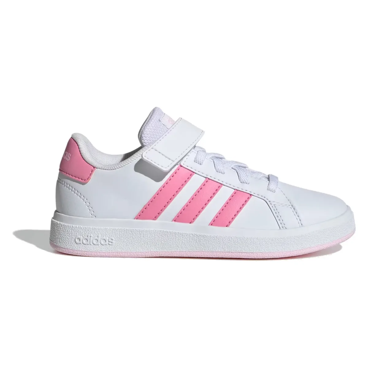 adidas Grand Court Court Schoenen met Elastische Veters en Klittenband