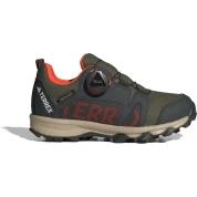 adidas Terrex Agravic BOA Rain.RDY Trail Olive Strata Semi Impact Orange Wonder Beige (GS)