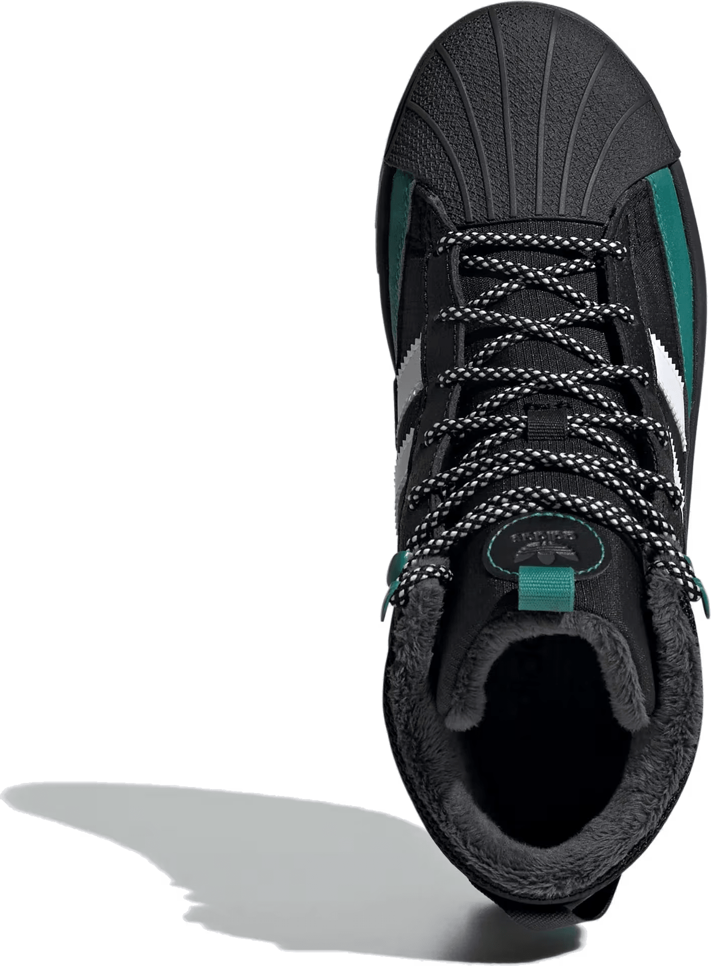 adidas Superstar Winter Trek Core Black Cloud White Active Green (GS)