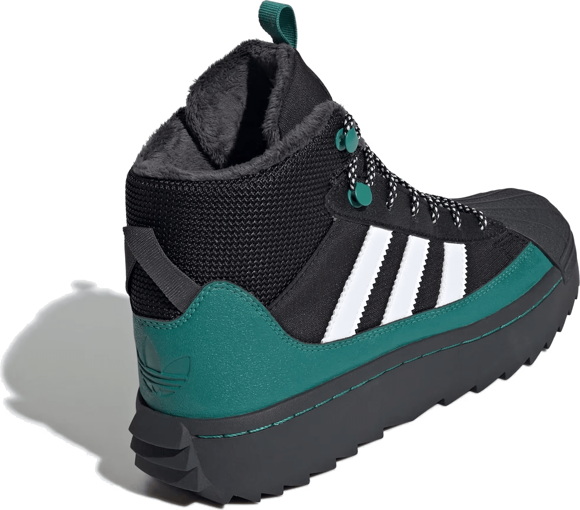 adidas Superstar Winter Trek Core Black Cloud White Active Green (GS)