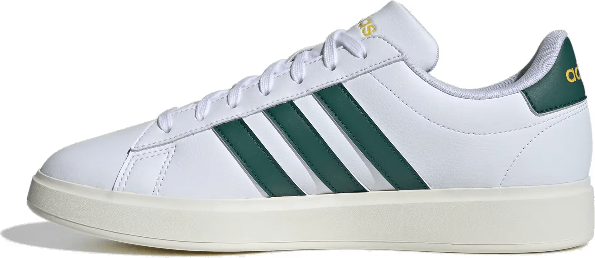 adidas Grand Court Cloud White Collegiate Green Utility Yellow