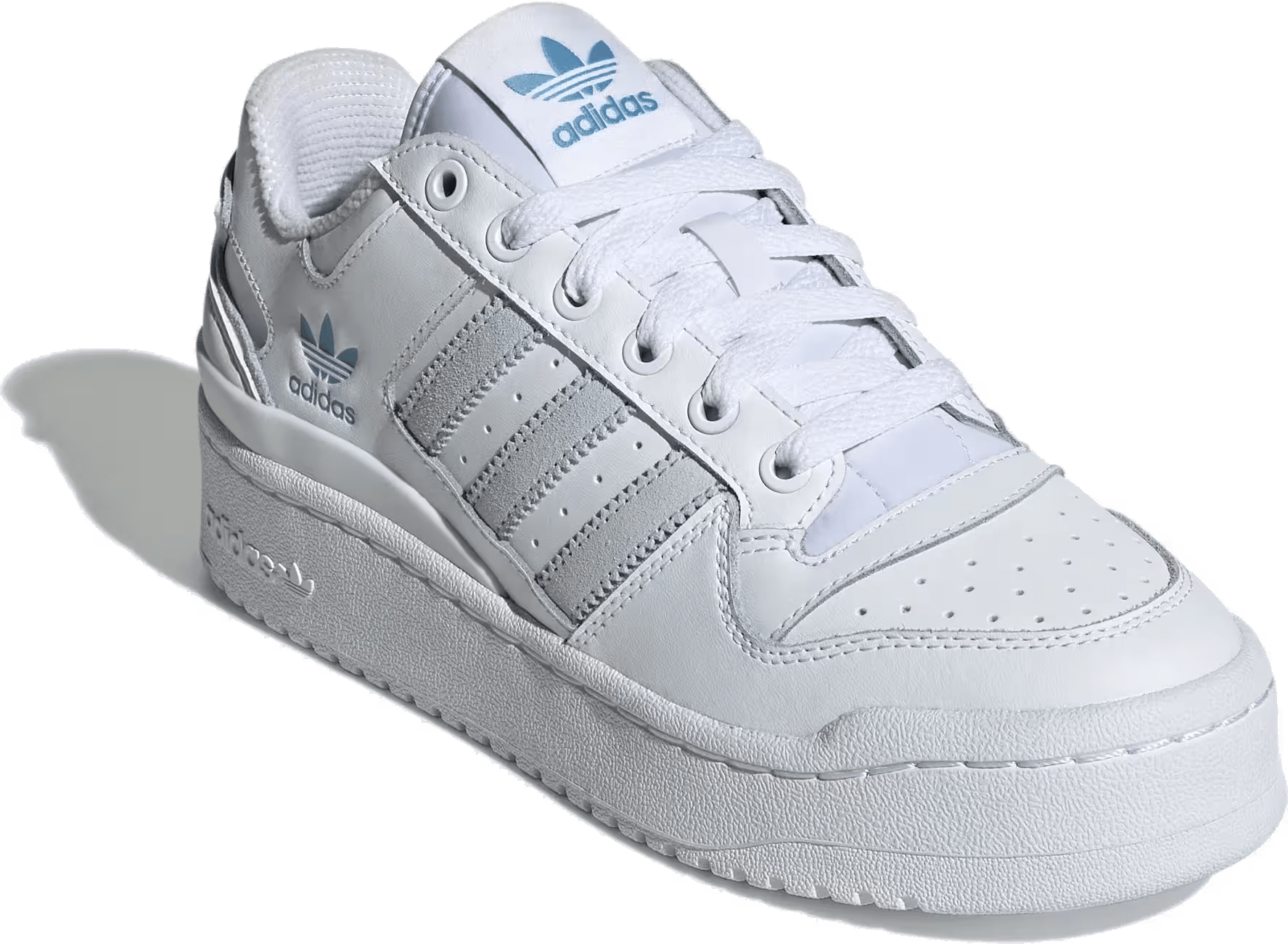 adidas Forum Bold Cloud White Halo Blue Light Blue (Women's)