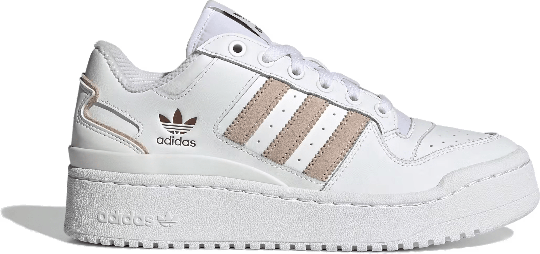 adidas Forum Bold Cloud White Wonder Taupe Preloved Brown (Women's)