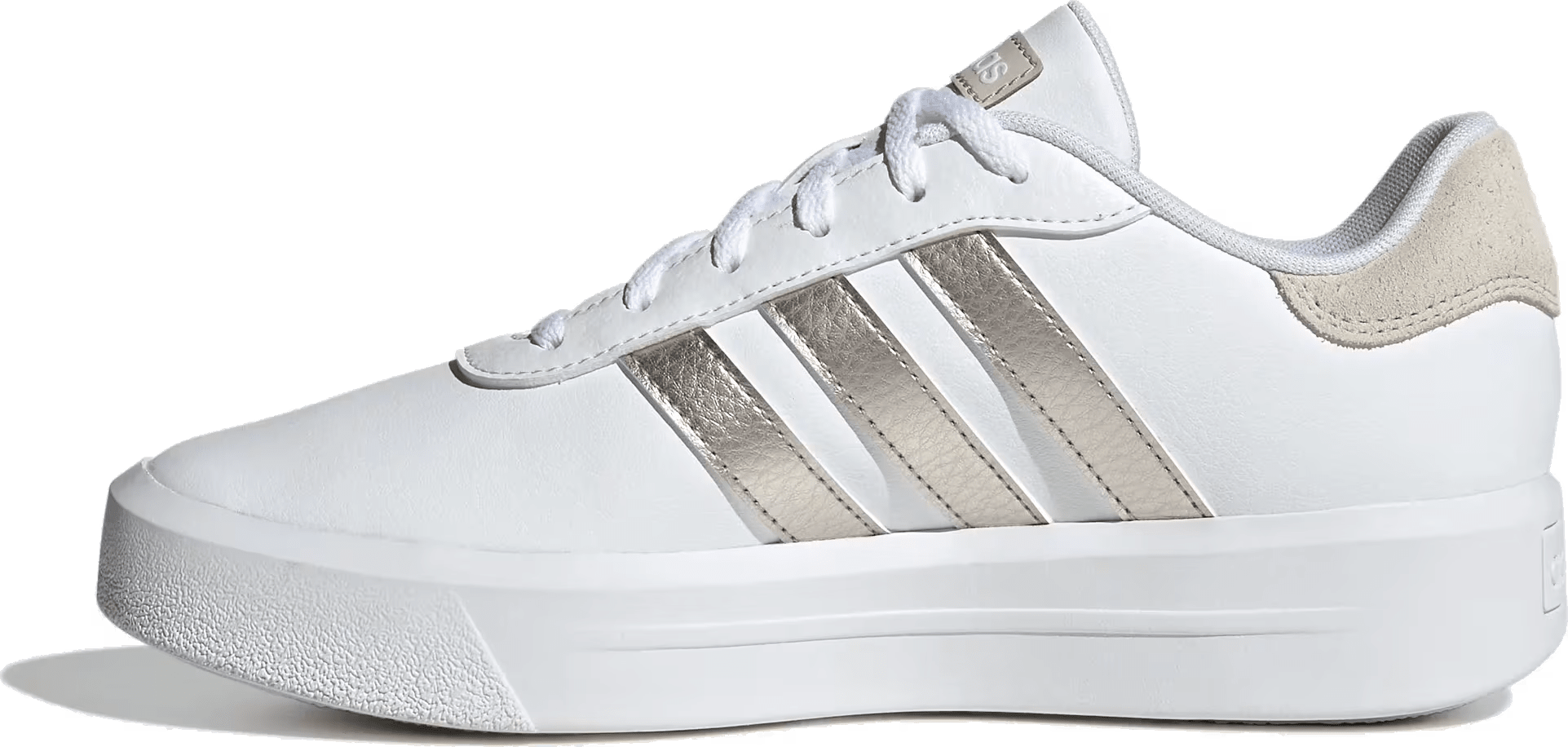 adidas Court Platform Cloud White Champagne Met. Alumina (Women's)