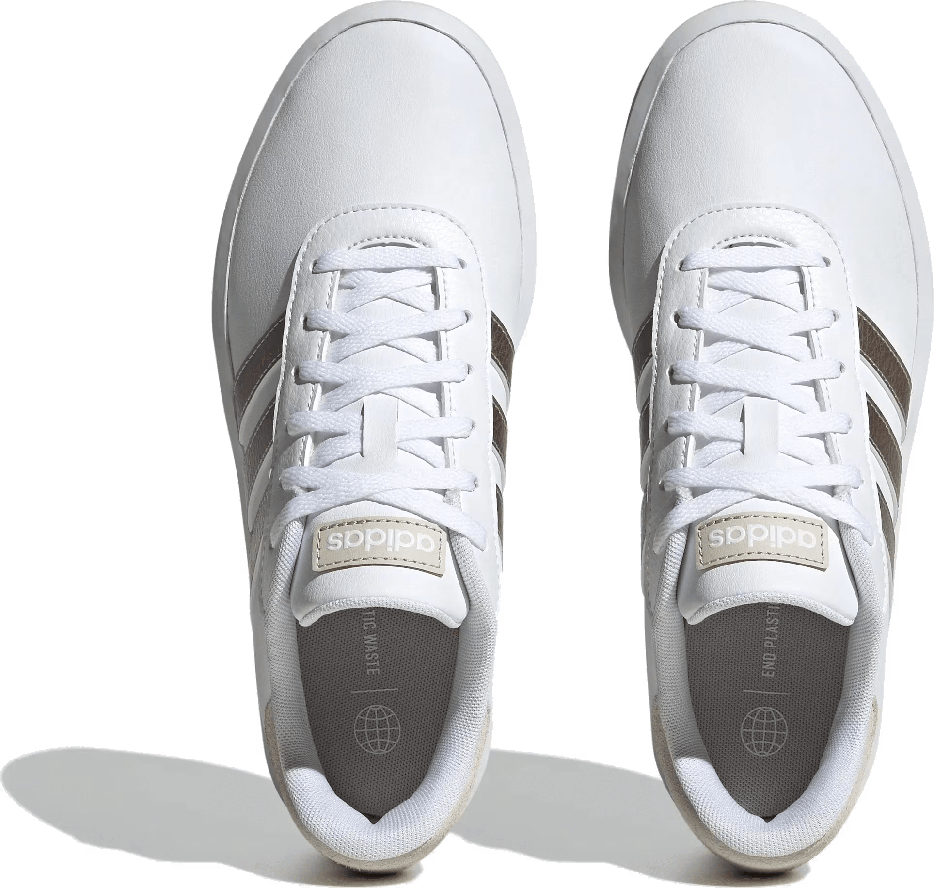 adidas Court Platform Cloud White Champagne Met. Alumina (Women's)
