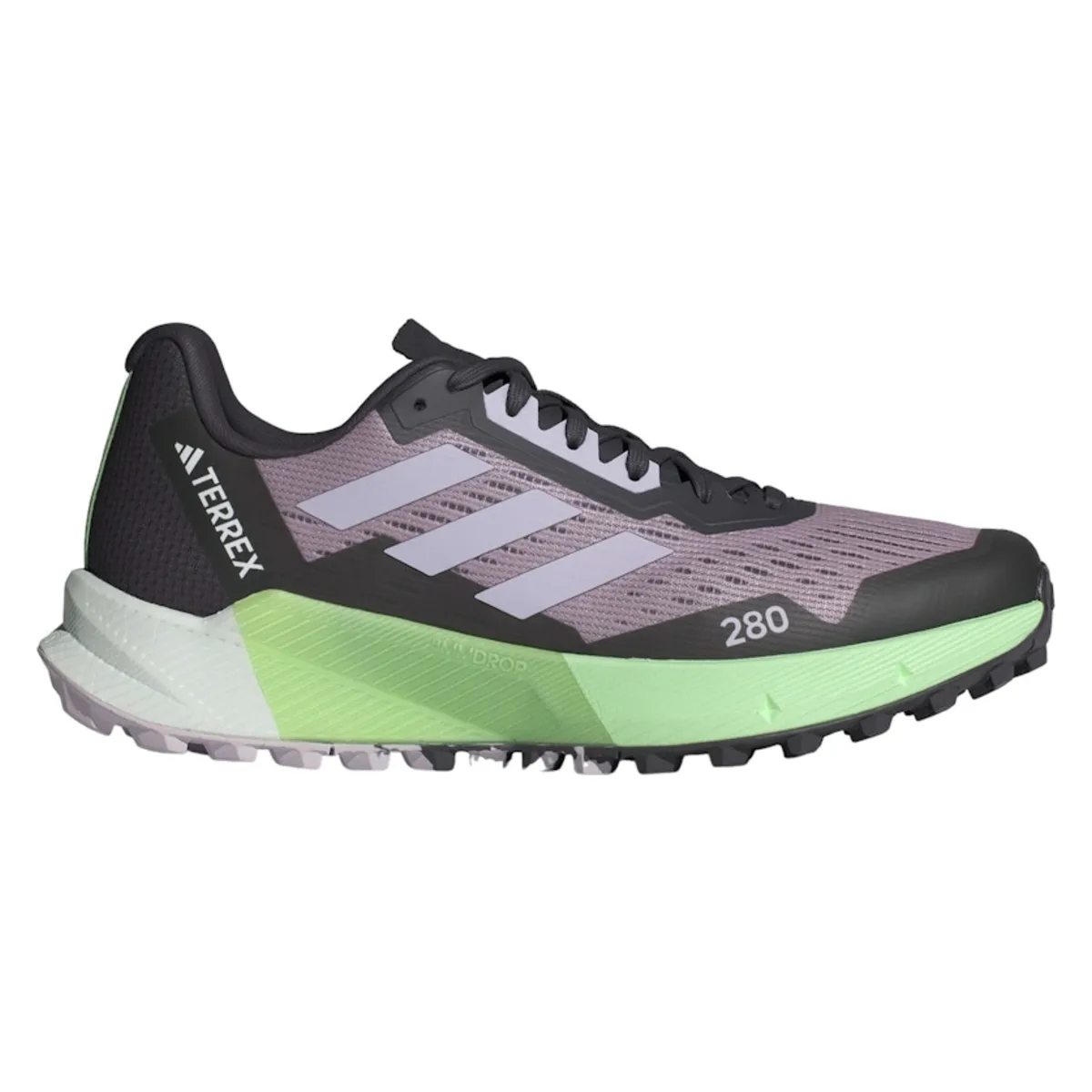 adidas Terrex Agravic Flow 2.0 Trail Preloved Fig Silver Dawn Semi Green Spark (Women's)
