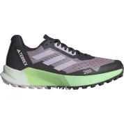 adidas Terrex Agravic Flow 2.0 Trail Preloved Fig Silver Dawn Semi Green Spark (Women's)