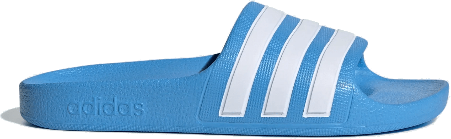 adidas Adilette Aqua Slides Blue Burst Cloud White (GS)