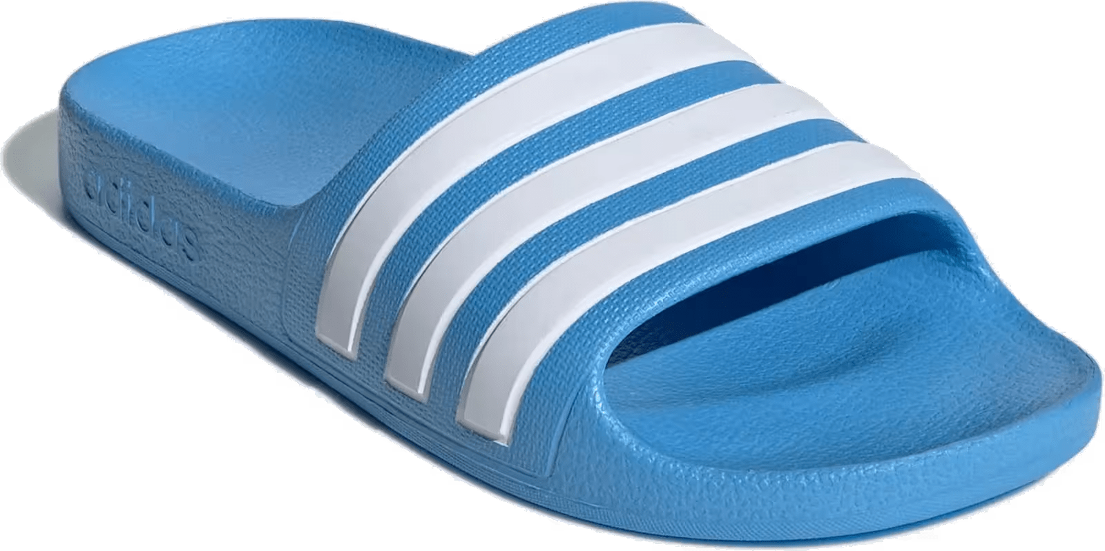 adidas Adilette Aqua Slides Blue Burst Cloud White (GS)