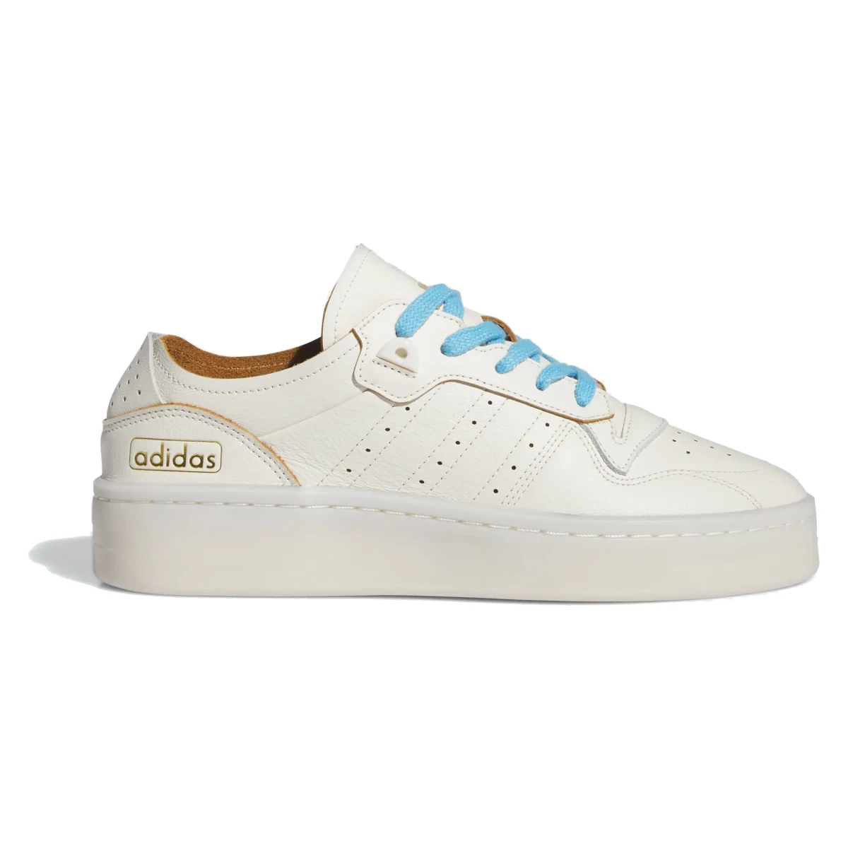 adidas Rivalry Low Ivory Gold Metallic Semi Blue Burst
