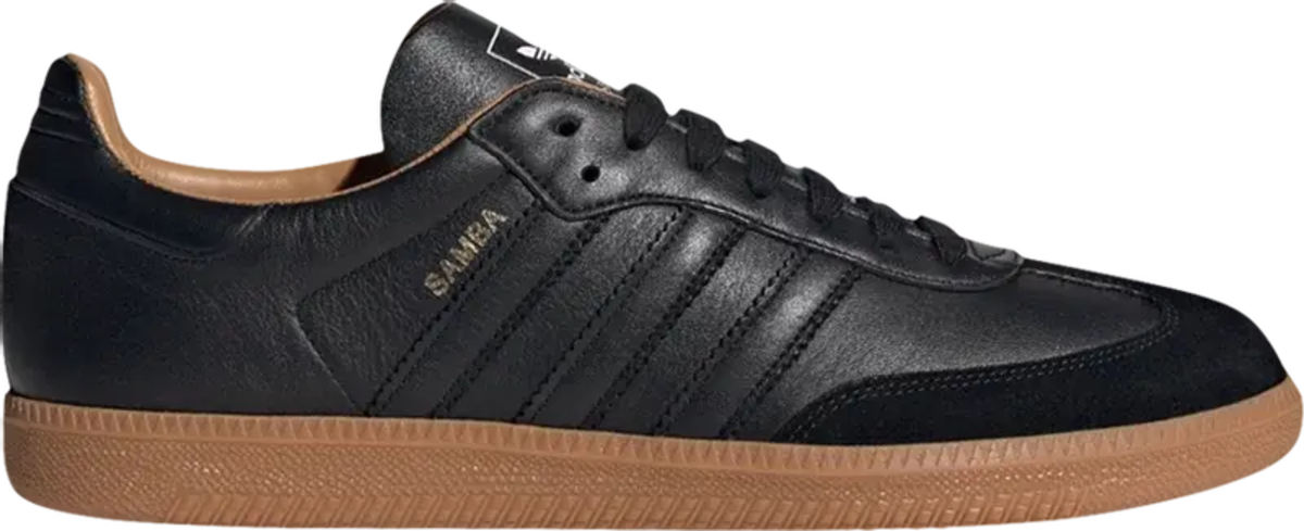 Adidas samba og black gum hotsell