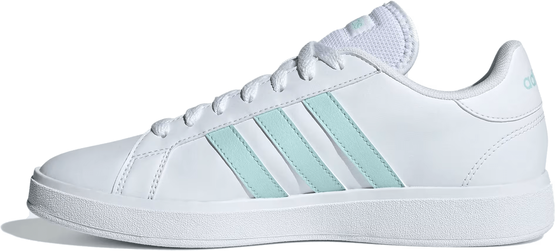 adidas Grand Court TD White Semi Flash Aqua (Women's)