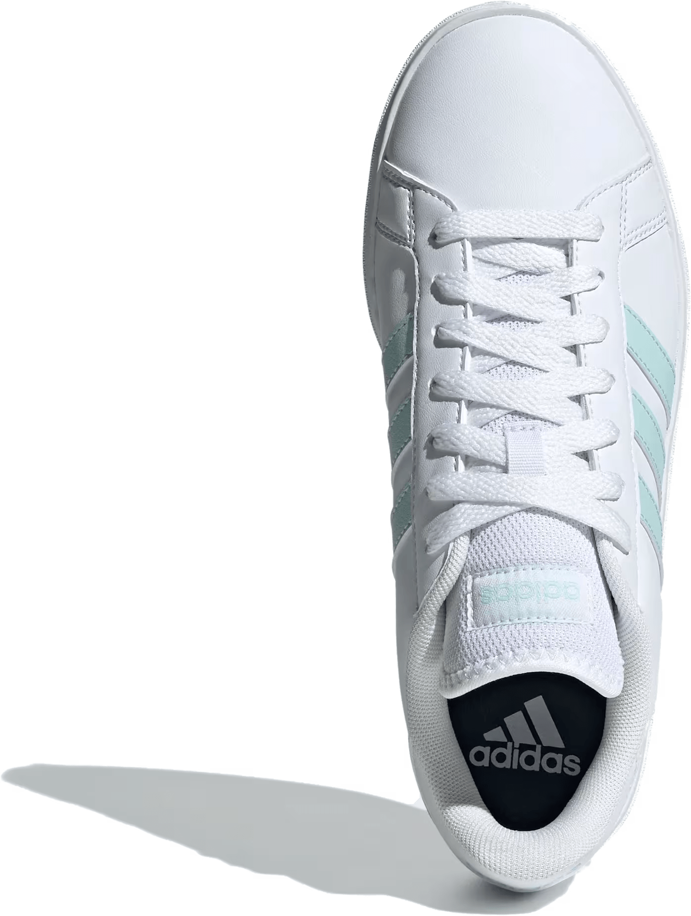 adidas Grand Court TD White Semi Flash Aqua (Women's)
