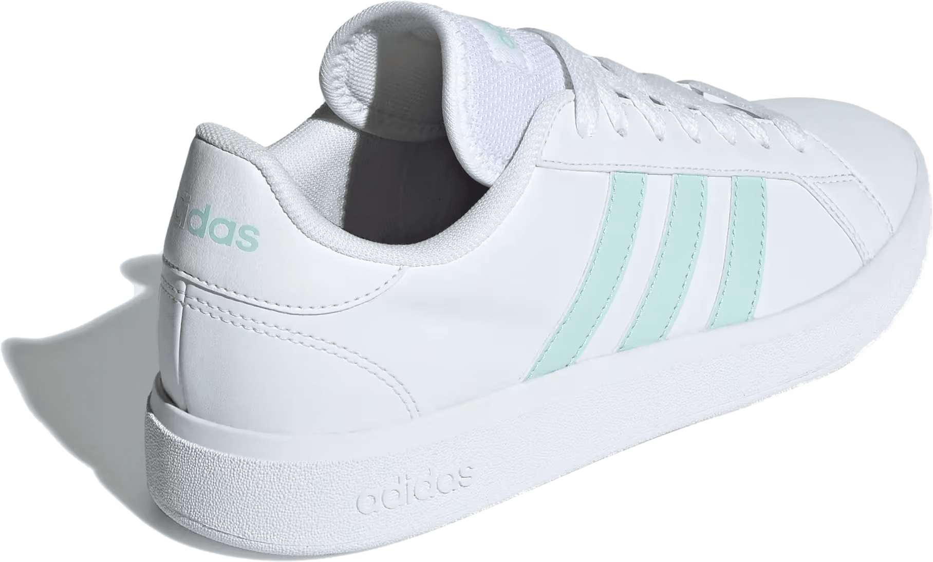 adidas Grand Court TD White Semi Flash Aqua (Women's)