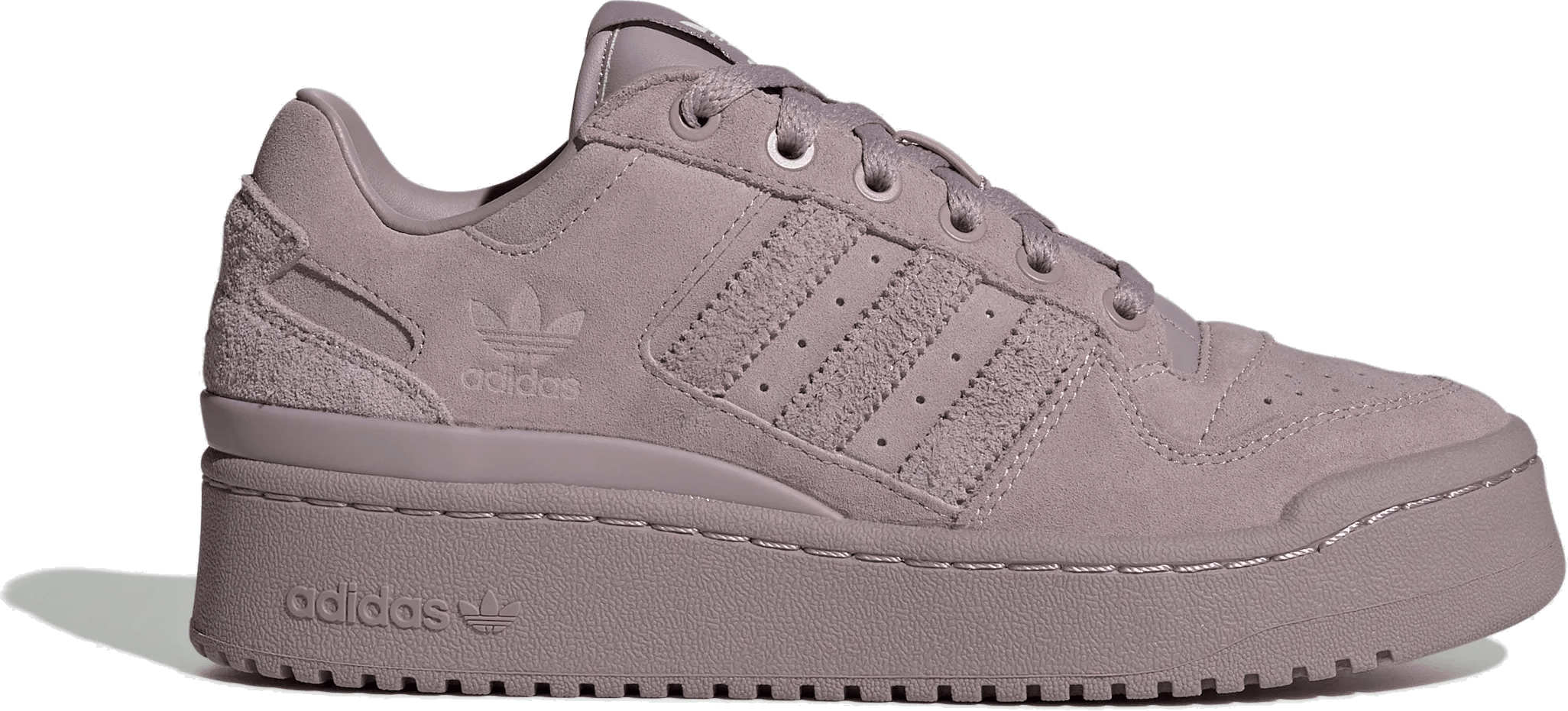 adidas Forum Bold Stripes Preloved Fig Cloud White (Women's)