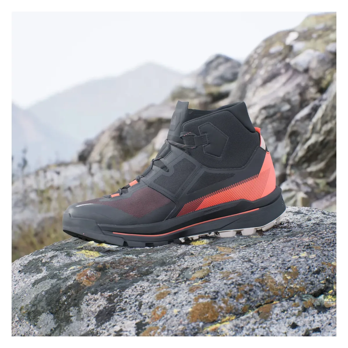 adidas Terrex Skychaser Tech Gore-Tex Core Black Wonder Beige Semi Impact Orange