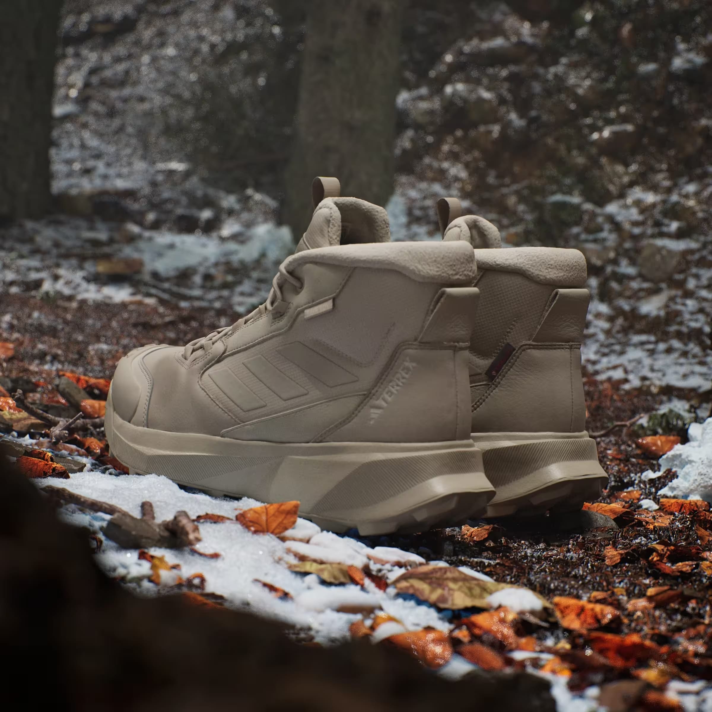 adidas Terrex Winter Leather Cut Rain.RDY Cold.RDY Wonder Beige Alumina