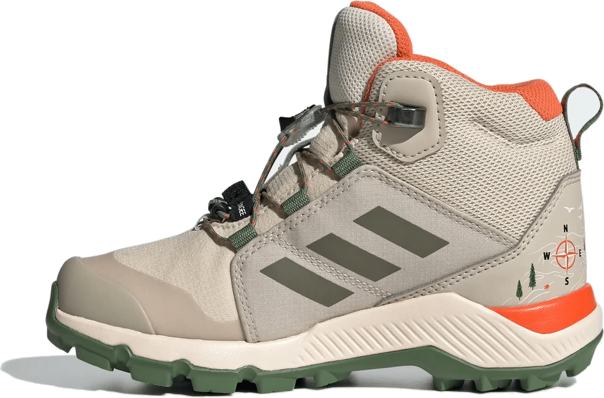 adidas Terrex Mid Gore-Tex Disney Wonder Beige Olive Strata Impact Orange (GS)