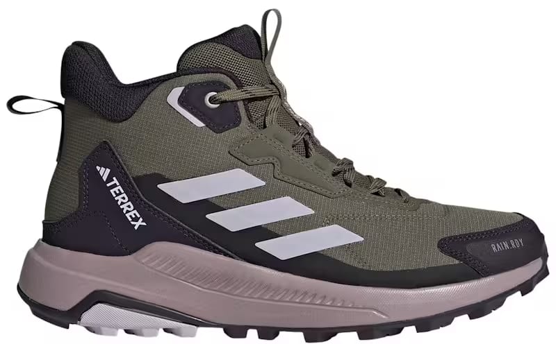 adidas Terrex Anylander Rain.RDY Olive Strata Silver Dawn Amber Tint (Women's)