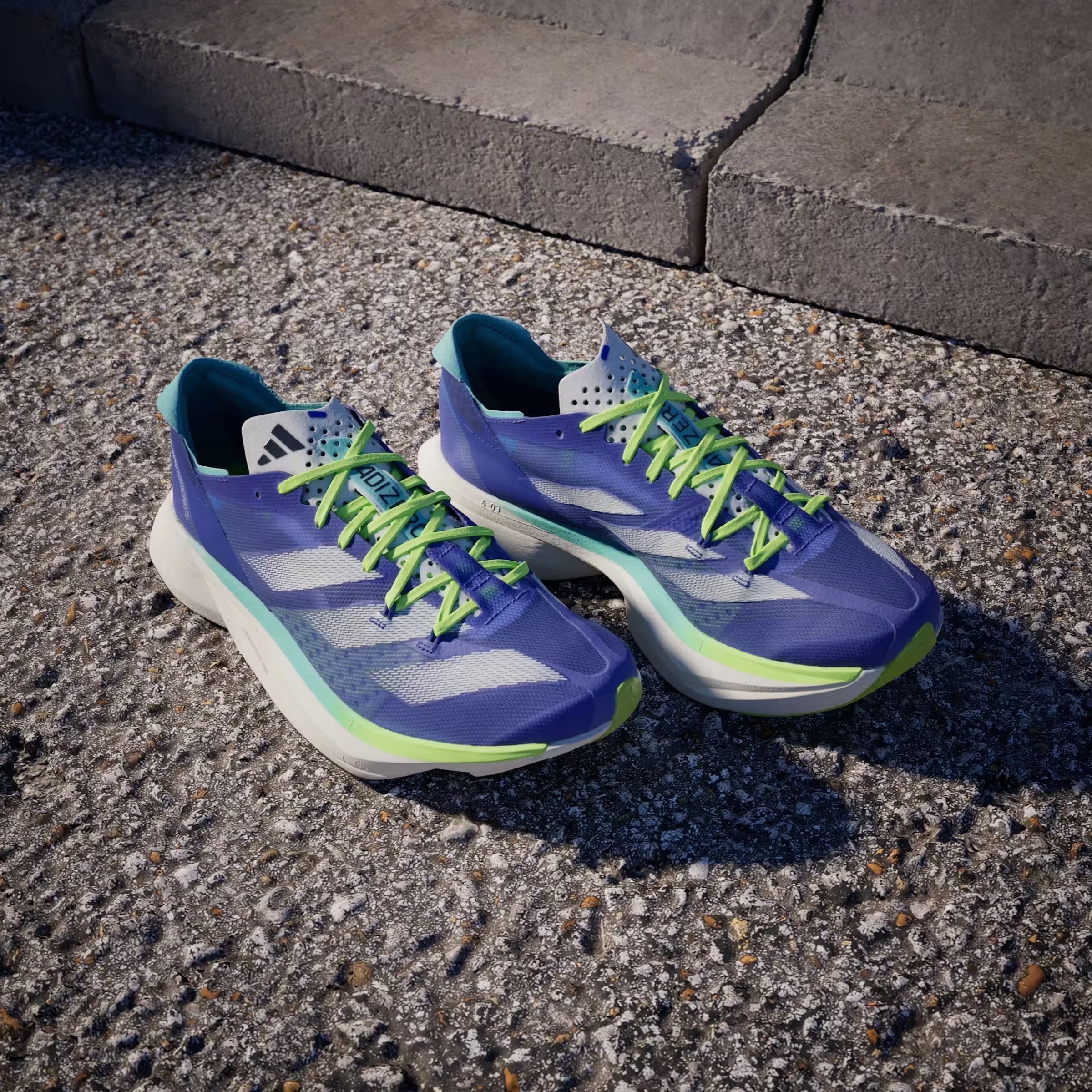 adidas Adizero Adios Pro 3 Cobalt Blue Zero Metalic Lucid Lemon (Women's)