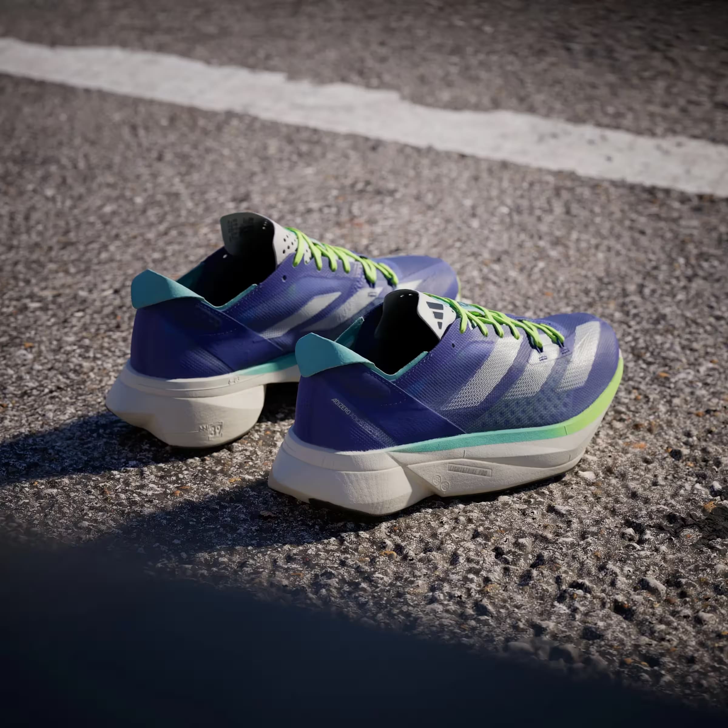 adidas Adizero Adios Pro 3 Cobalt Blue Zero Metalic Lucid Lemon (Women's)