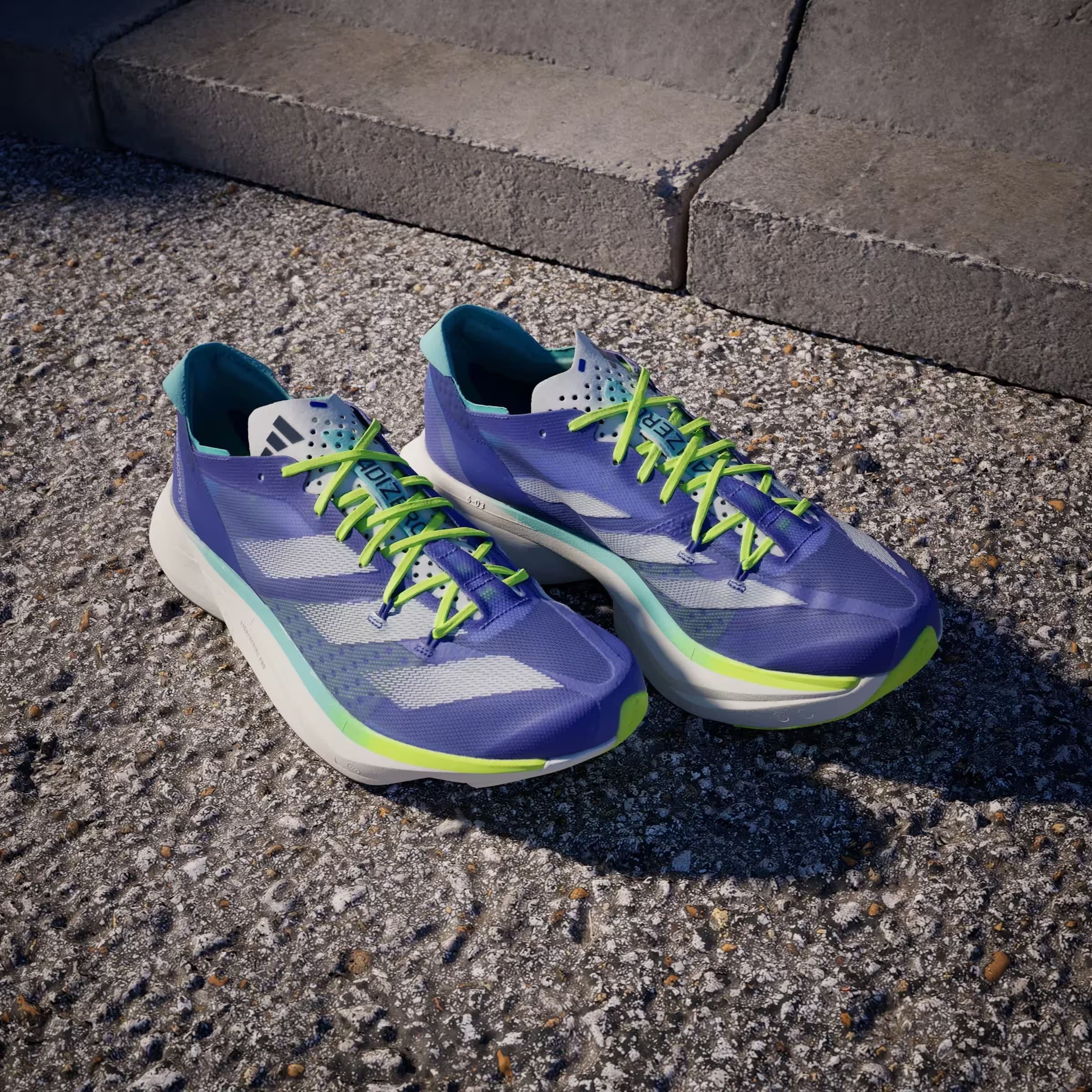 adidas Adizero Adios Pro 3 Cobalt Blue Zero Metalic Lucid Lemon