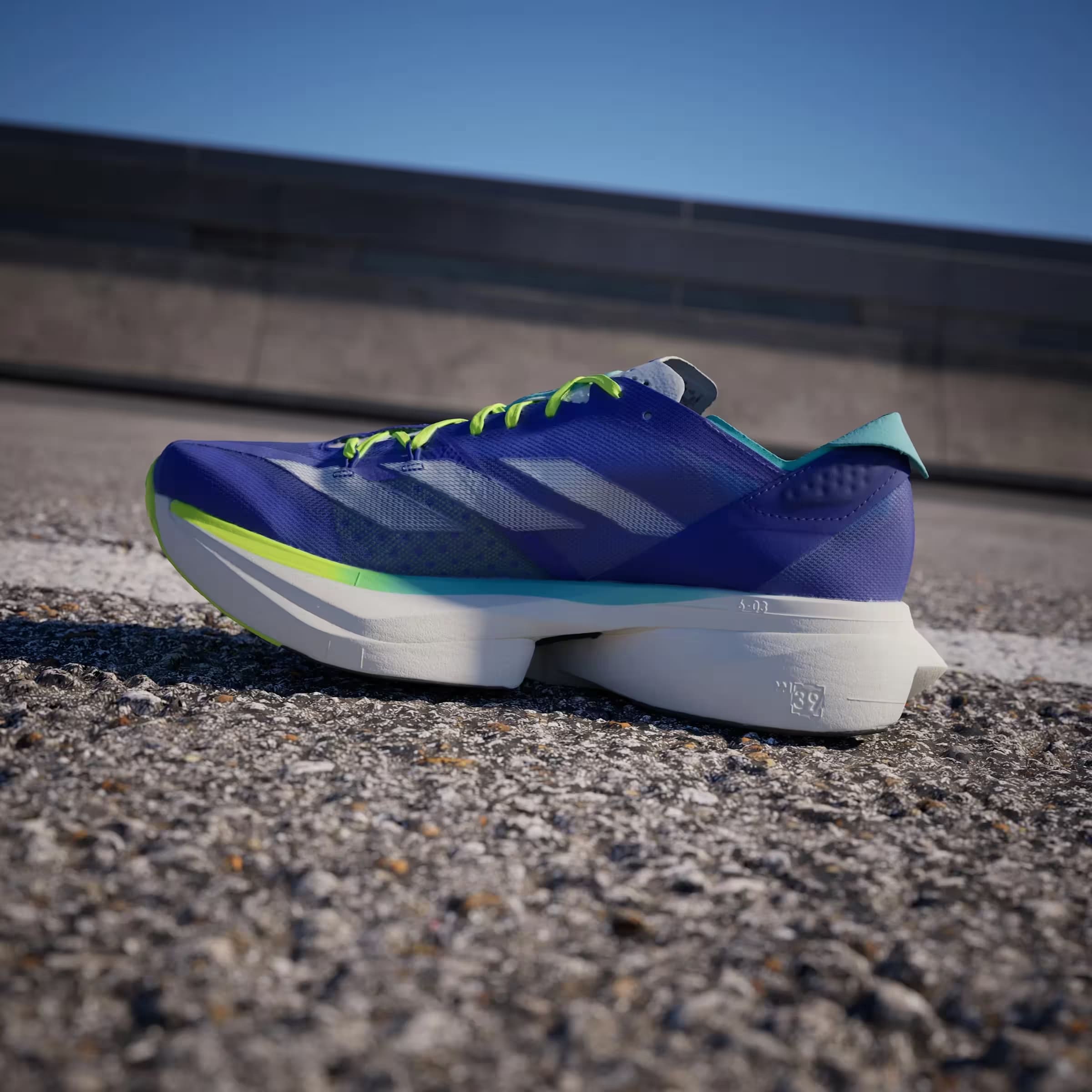 adidas Adizero Adios Pro 3 Cobalt Blue Zero Metalic Lucid Lemon
