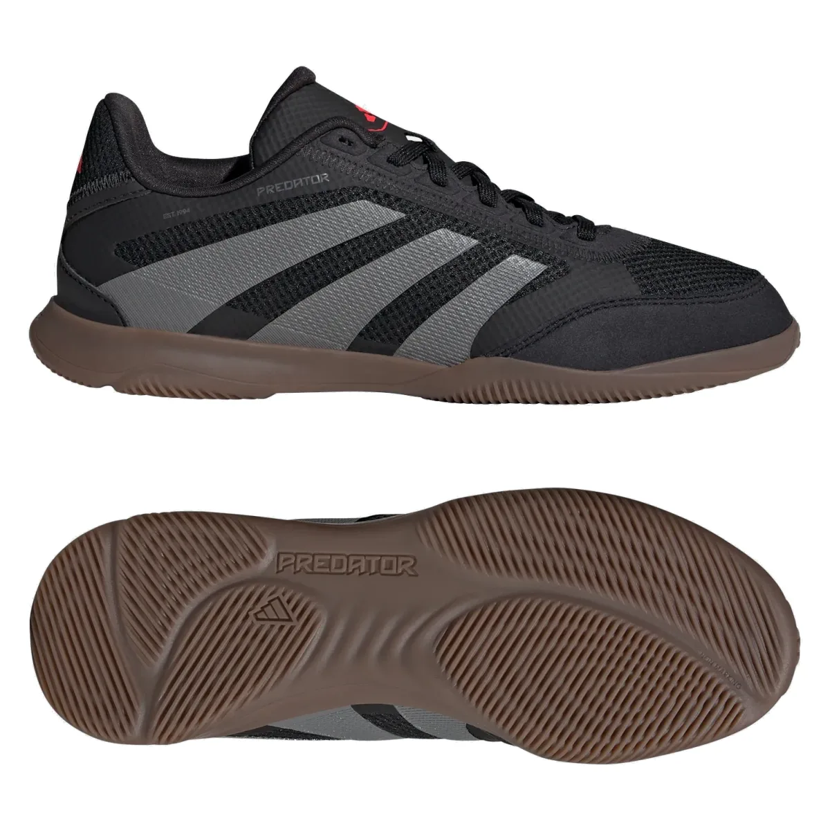 adidas Predator League Indoor Core Black Grey Four Lucid Red (GS)