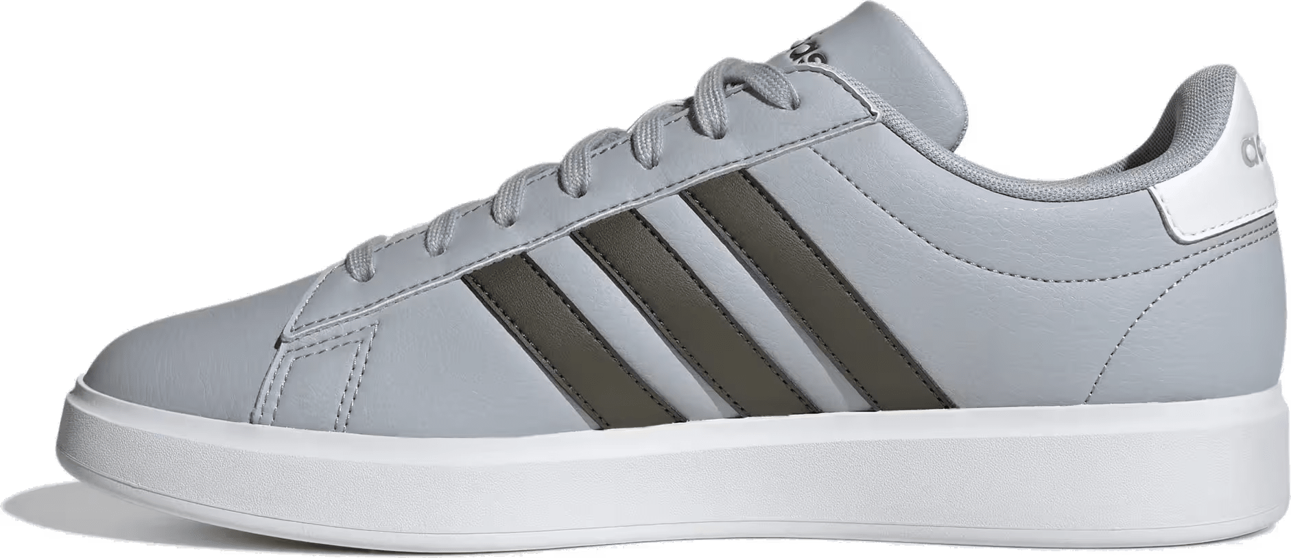 adidas Grand Court Halo Silver Shadow Olive Cloud White