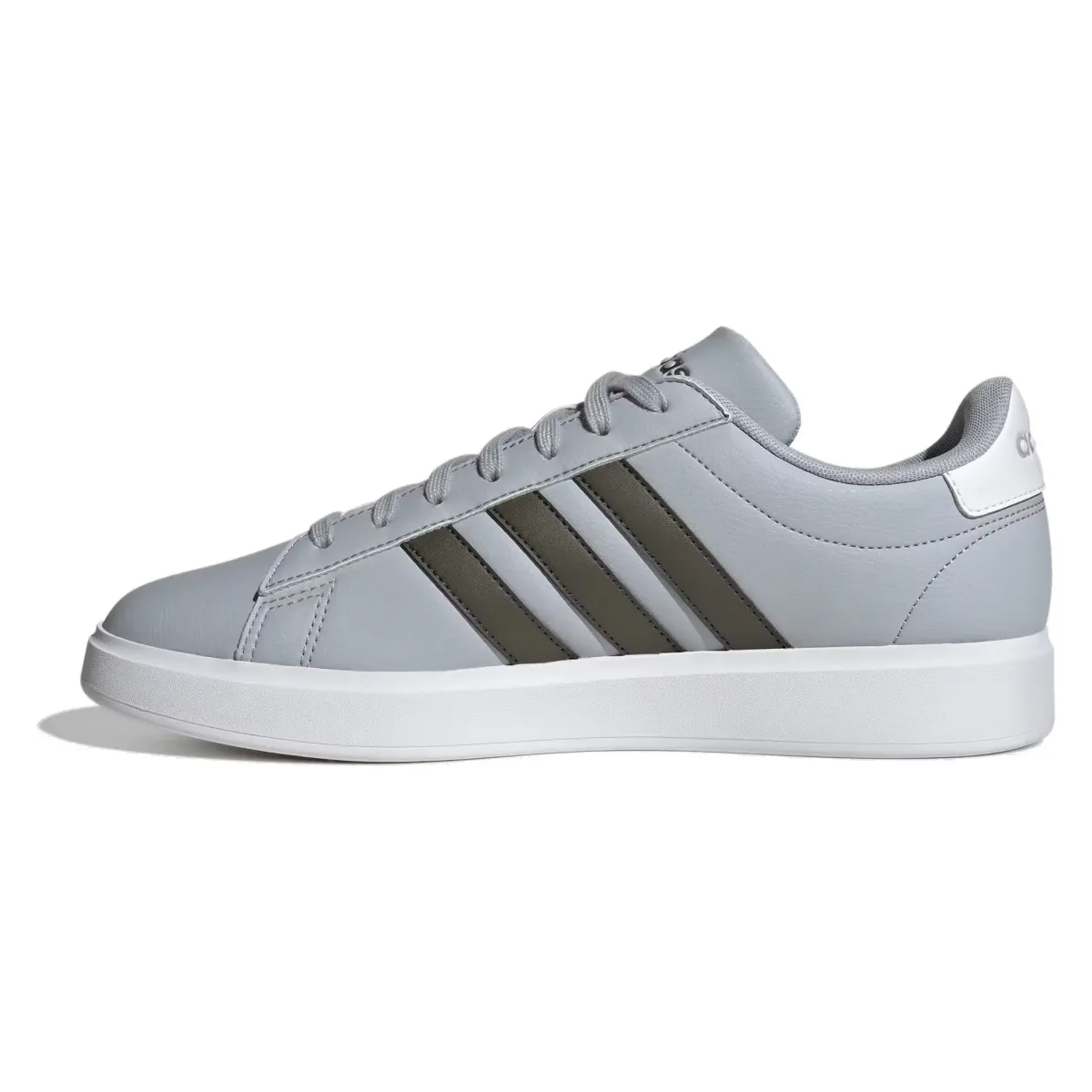 adidas Grand Court Halo Silver Shadow Olive Cloud White