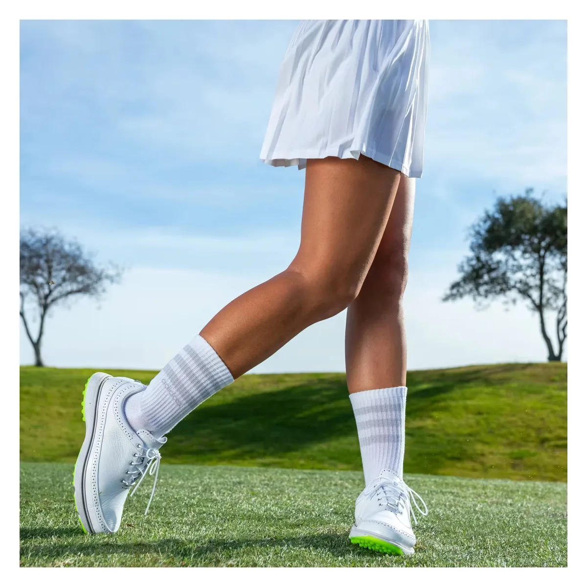 Adidas Modern Classic 80 Spikeless Golf "White Lucid Lemon"