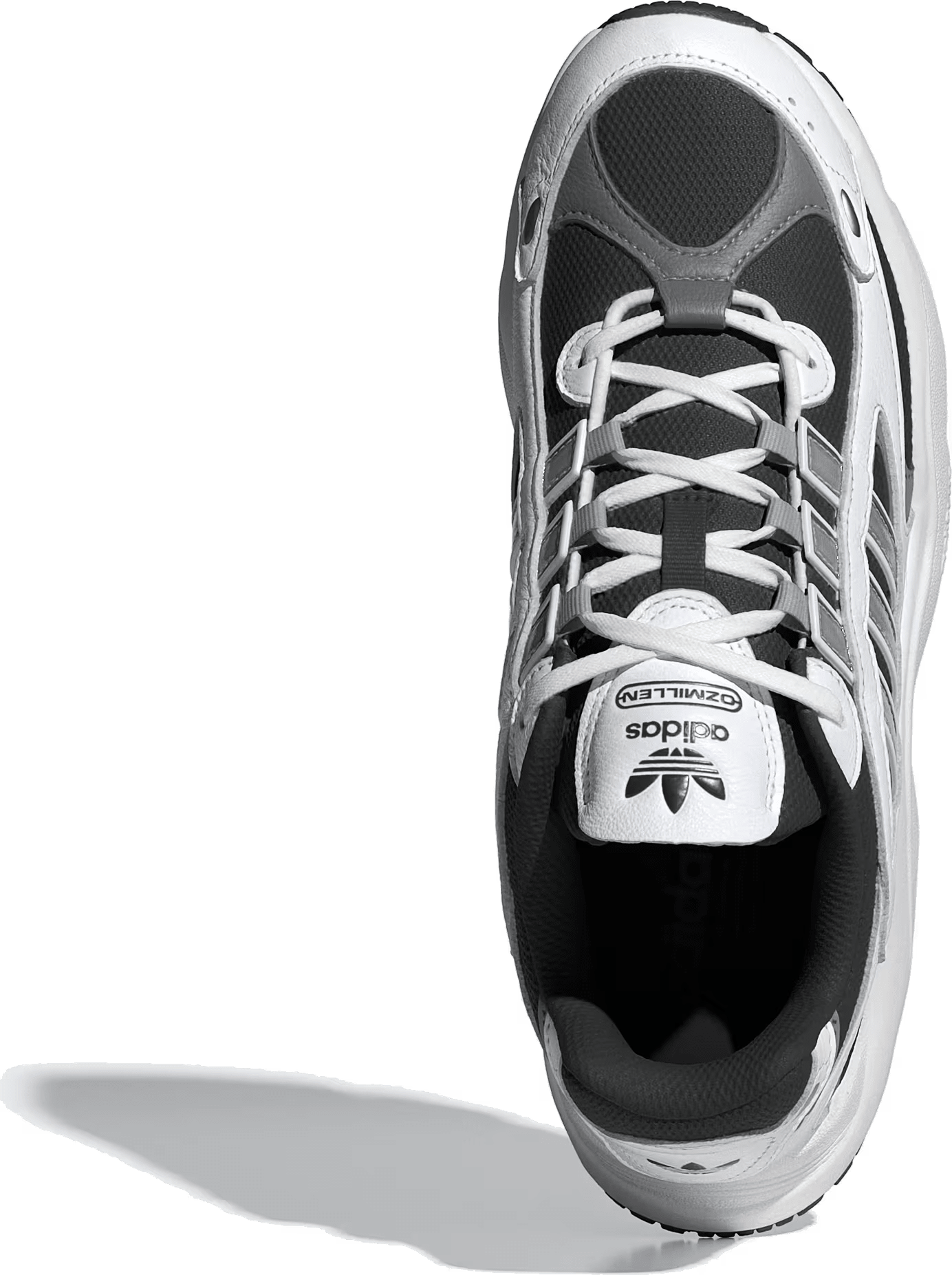 adidas Ozmillen Cloud White Silver Metallic Grey Three