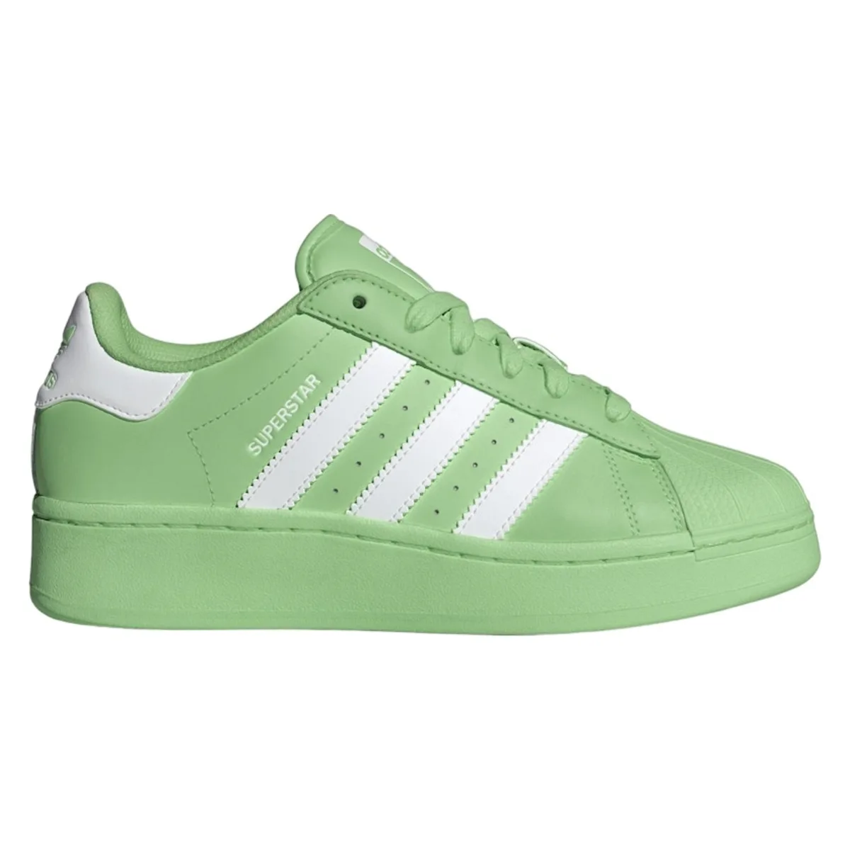 adidas Superstar XLG Semi Green Spark Cloud White (Women's)