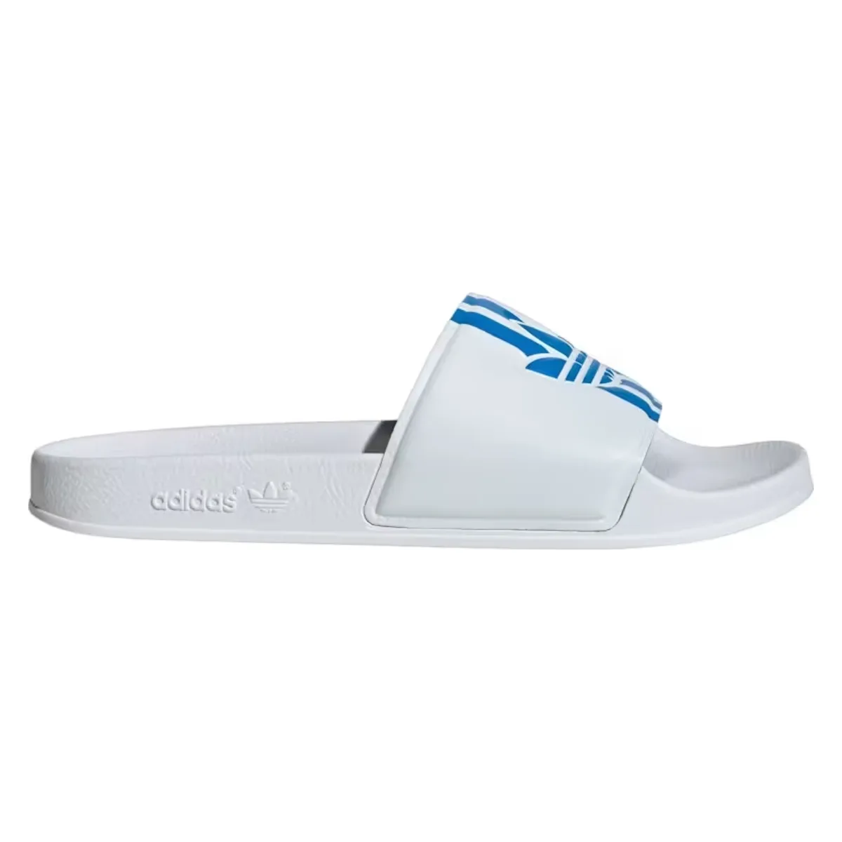 adidas Adilette Slides Cloud White Bright Blue