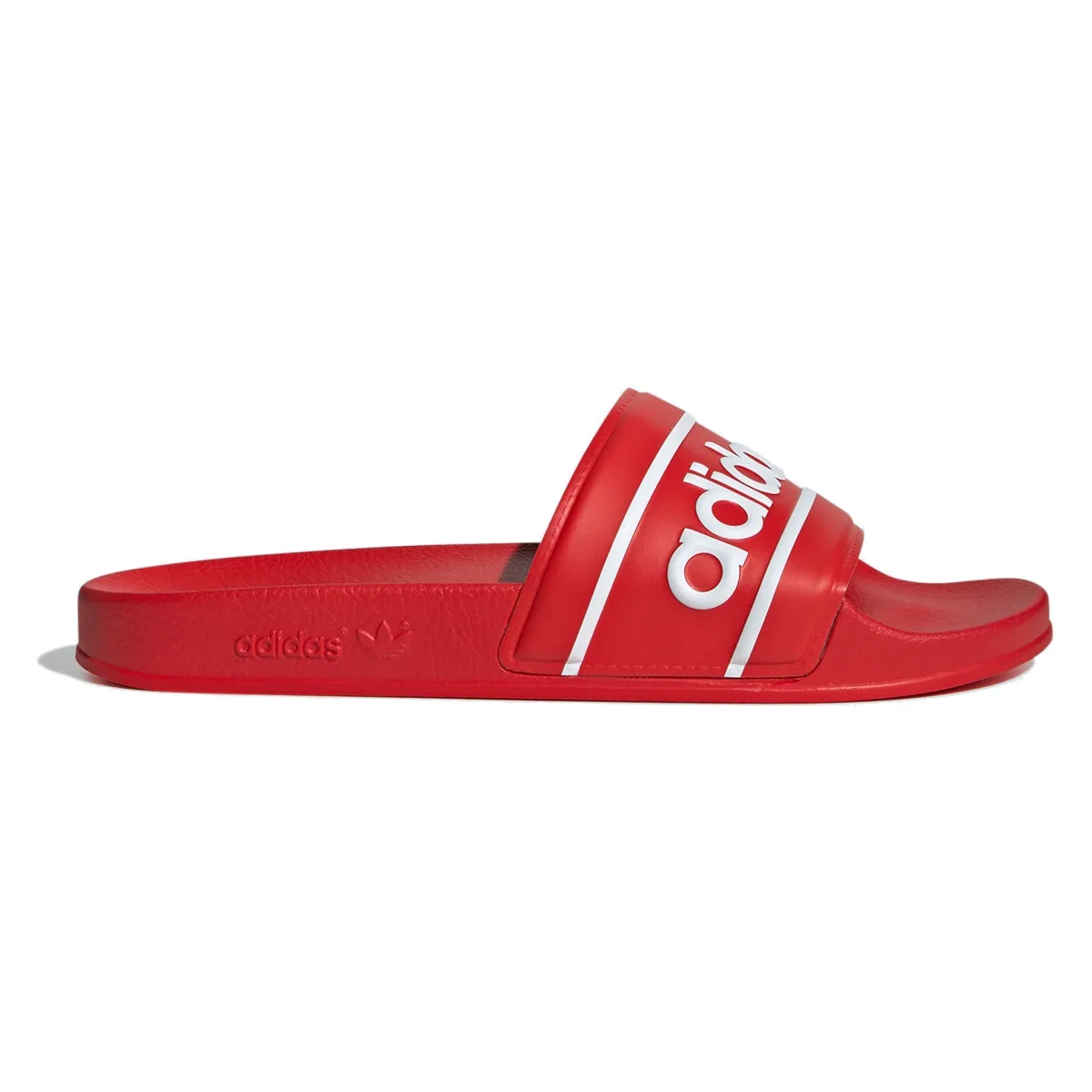 adidas Adilette Slides Red Cloud White
