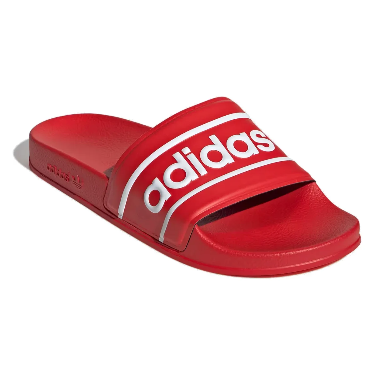 adidas Adilette Slides Red Cloud White