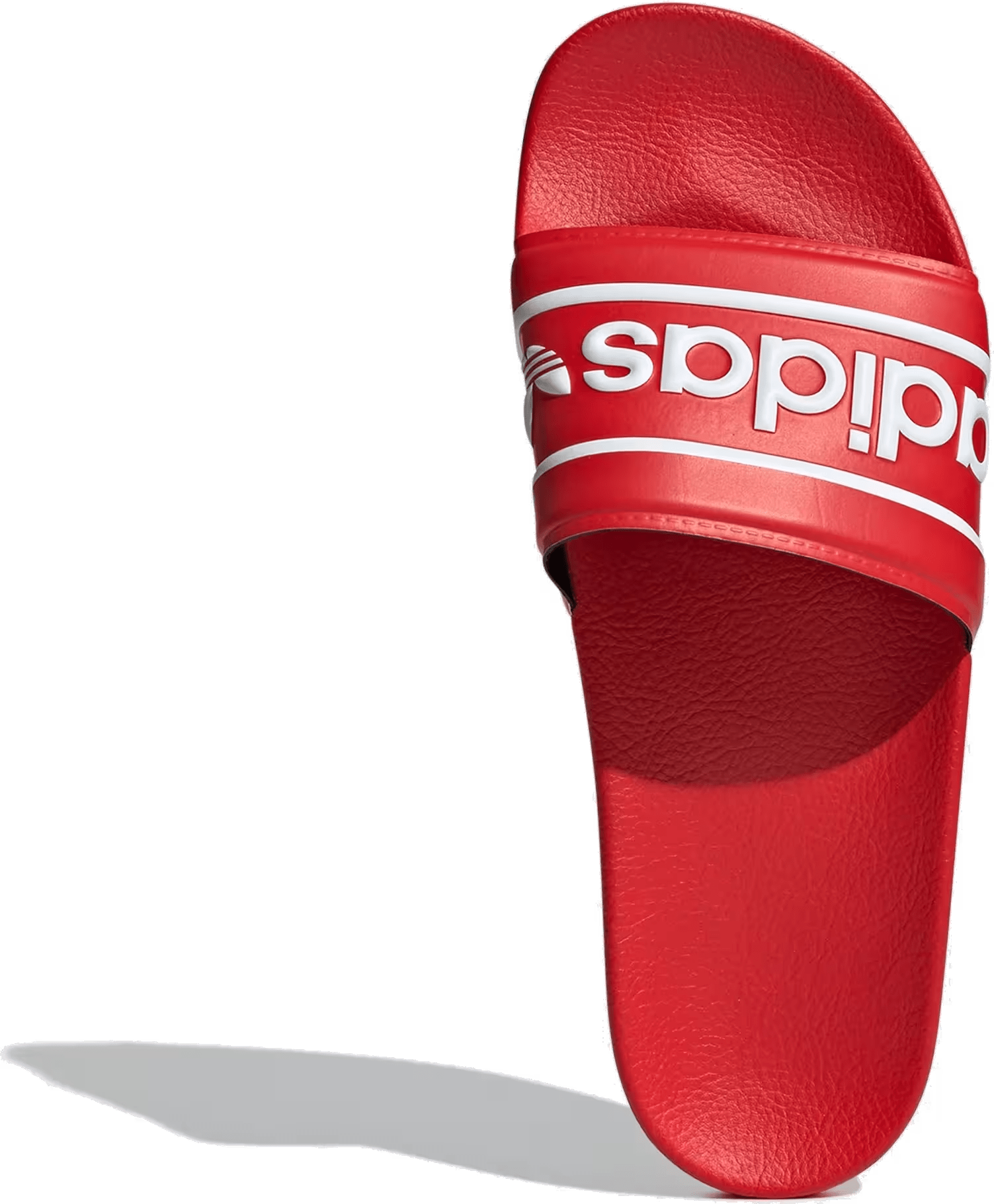 adidas Adilette Slides Red Cloud White