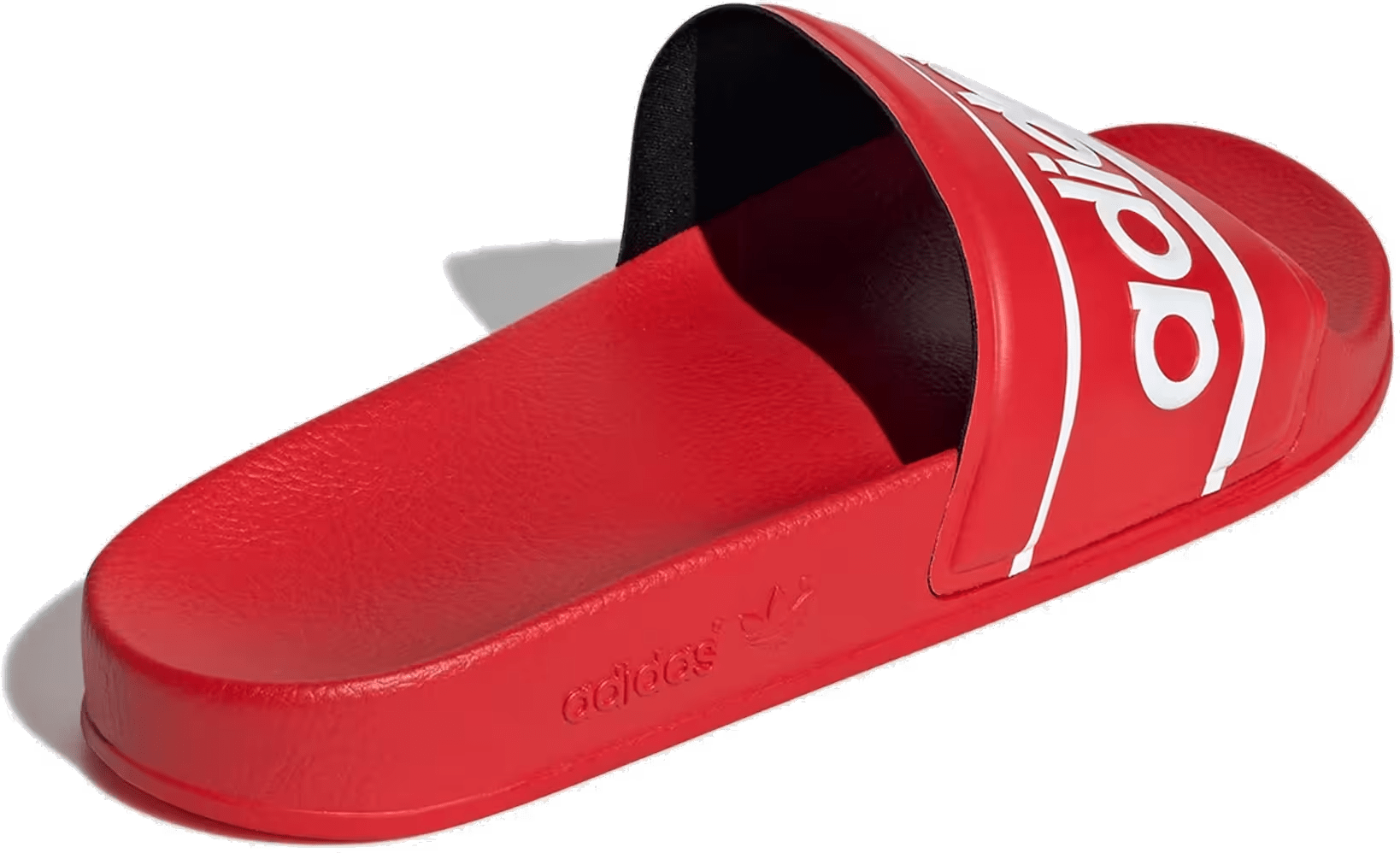 adidas Adilette Slides Red Cloud White
