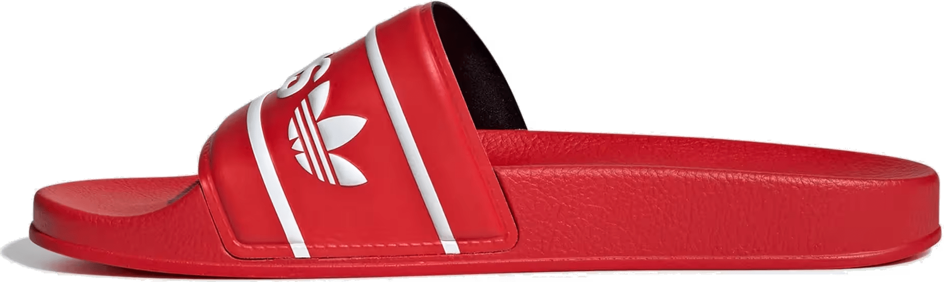 adidas Adilette Slides Red Cloud White