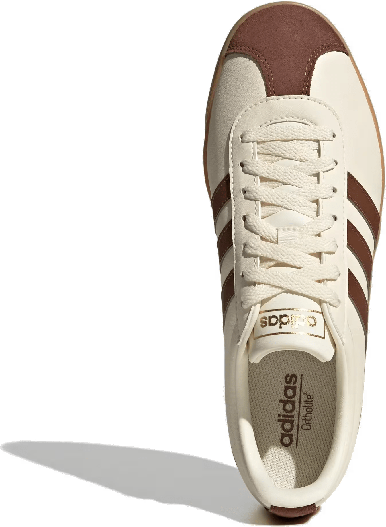 adidas VL Court 2.0 Cream White Preloved Brown Gum