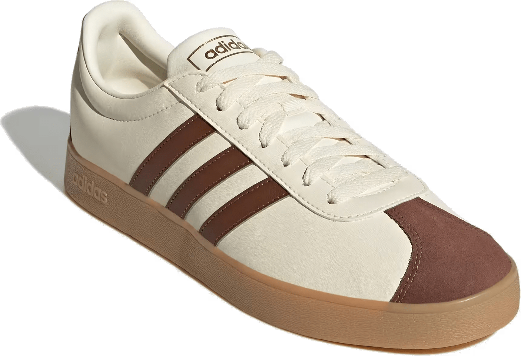 adidas VL Court 2.0 Cream White Preloved Brown Gum