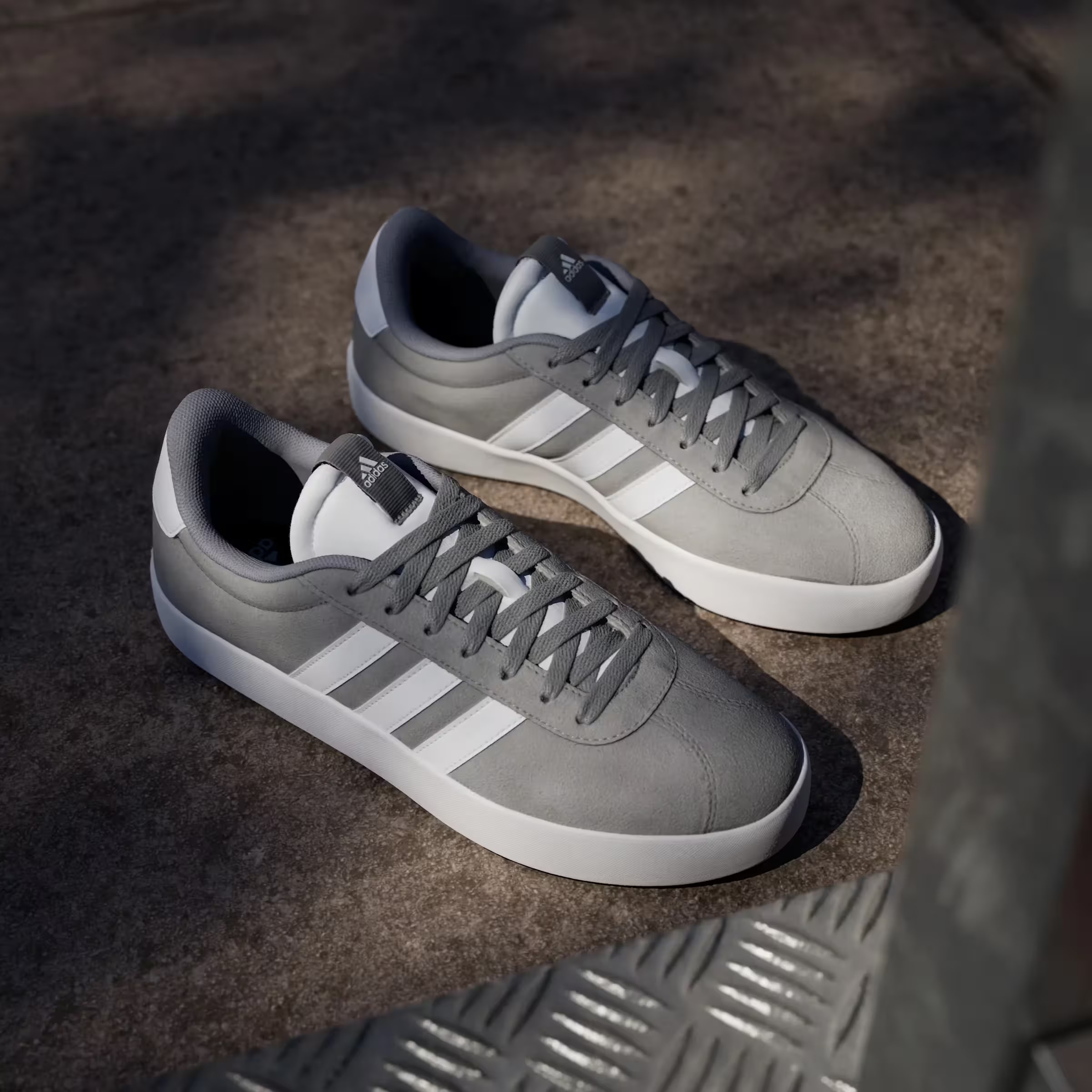 adidas VL Court 3.0 Grey Three Cloud White