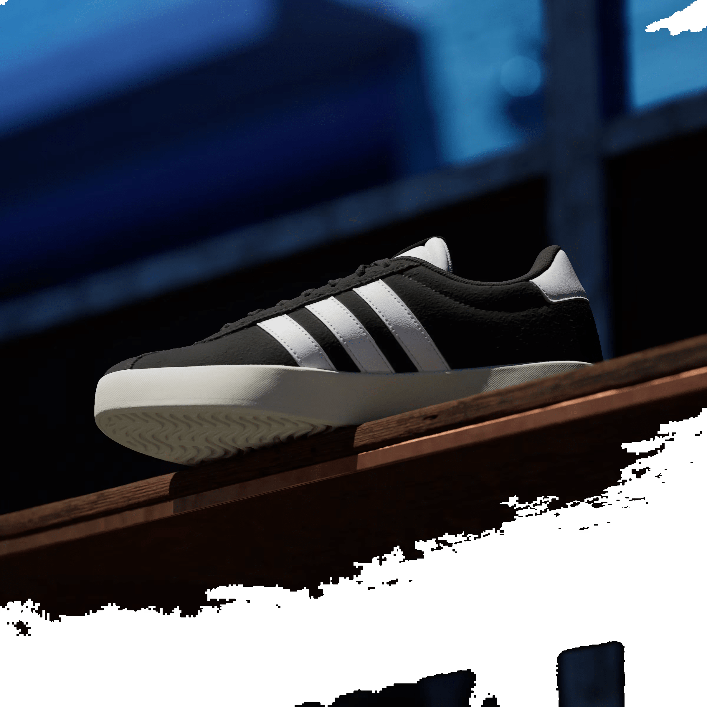 adidas Vl Court 3.0 Core Black Cloud White Gold Metallic (Women's)