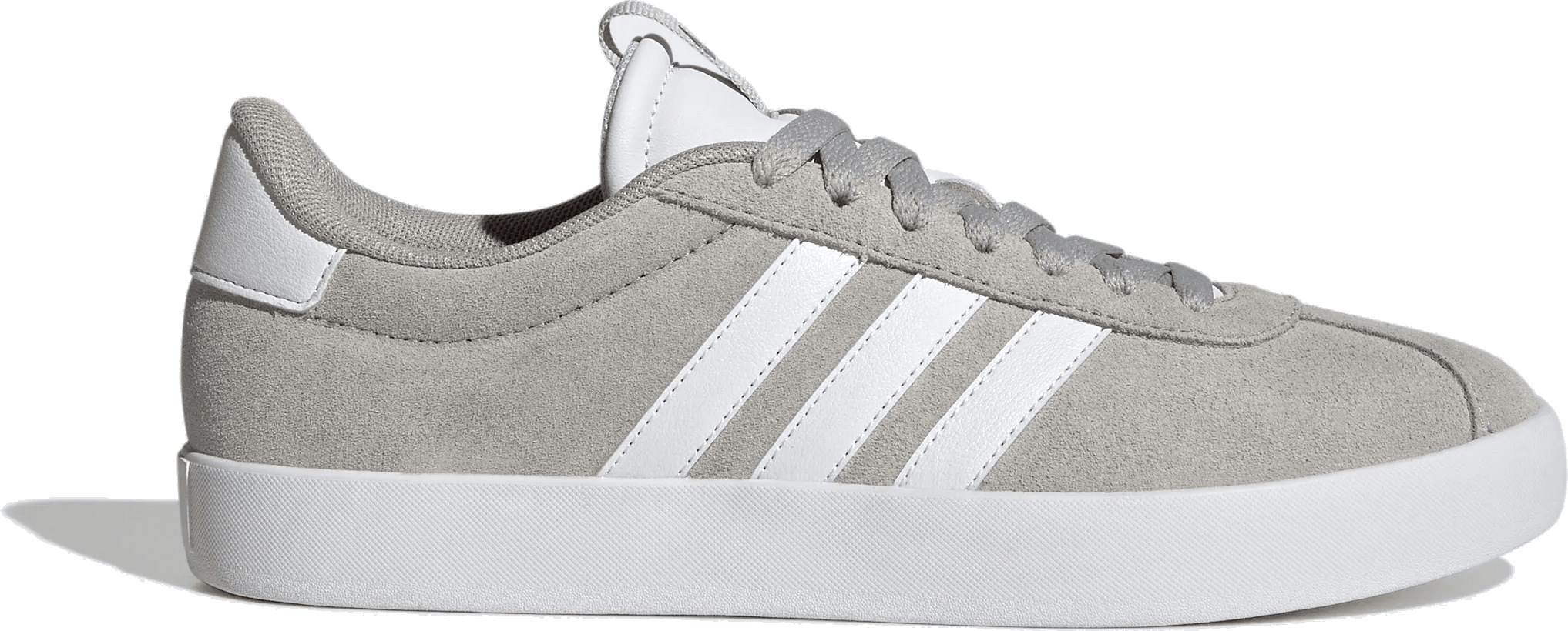 adidas Vl Court 3.0 Grey Cloud White Silver Metallic (Women's)